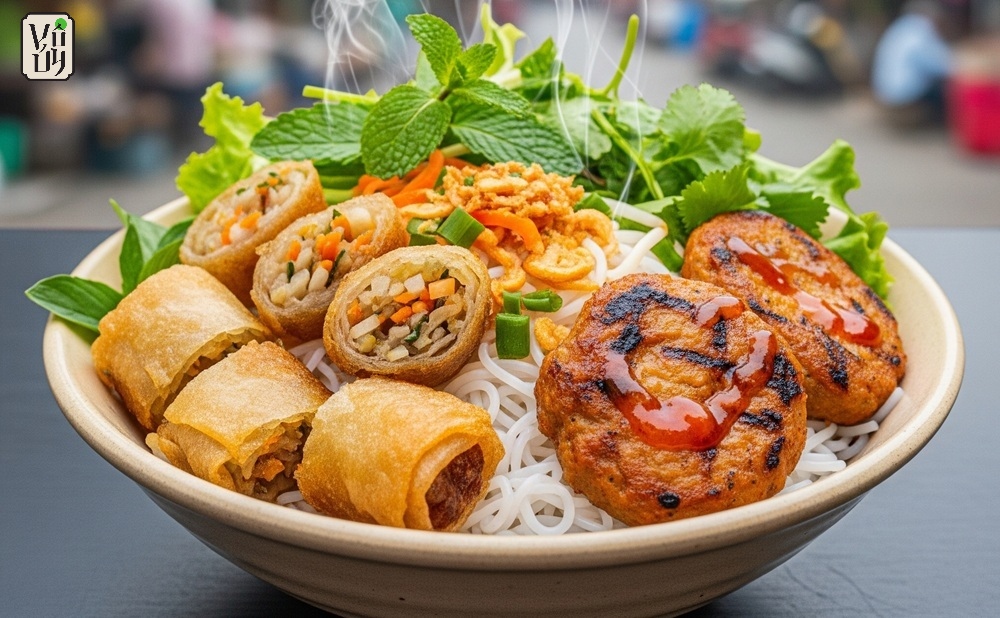 Cách làm bún bì chả giò chay