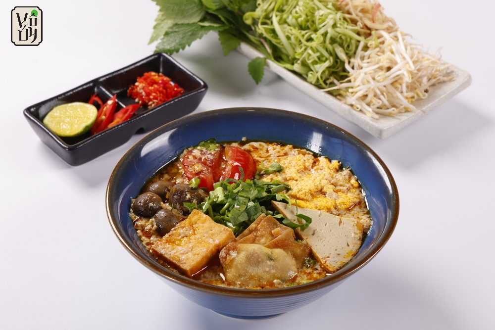 Các món bún chay đặc sắc tại nhà hàng Vô Úy