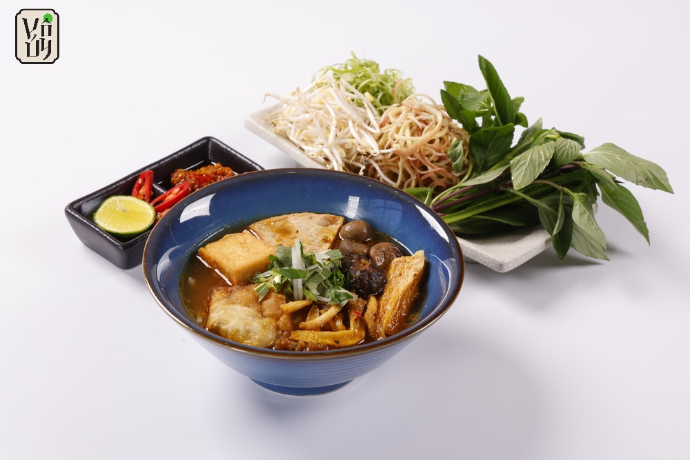 Các món bún chay đặc sắc tại nhà hàng Vô Úy