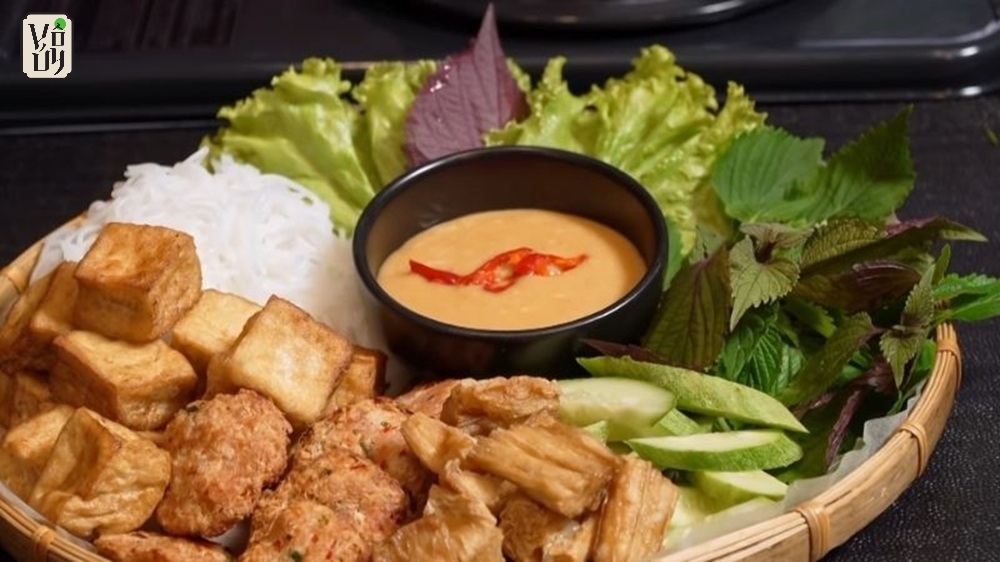Bún đậu mắm tôm chay
