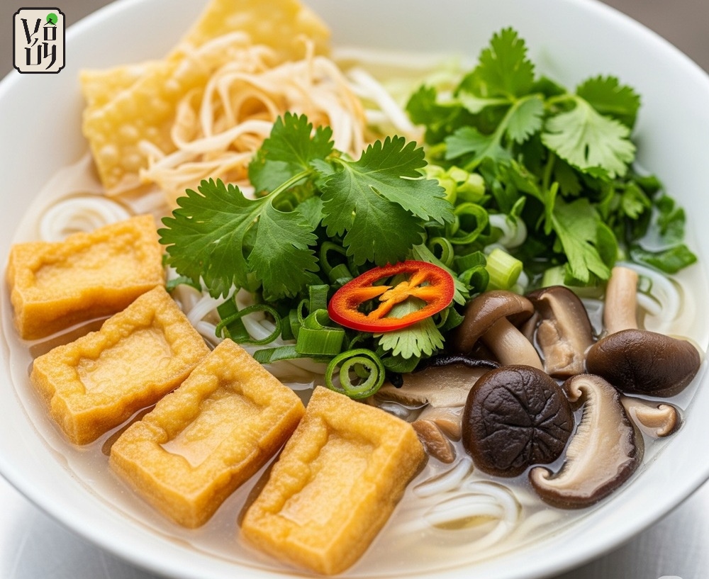 Thưởng thức hủ tiếu chay tại nhà hàng chay Vô Uý