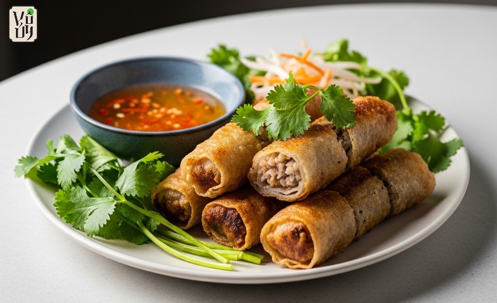 Cách làm bún chả giò chay truyền thống