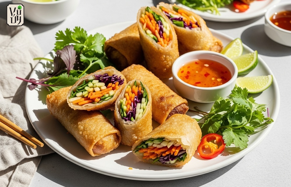 Công thức làm món chả giò chay ngon, giòn lâu