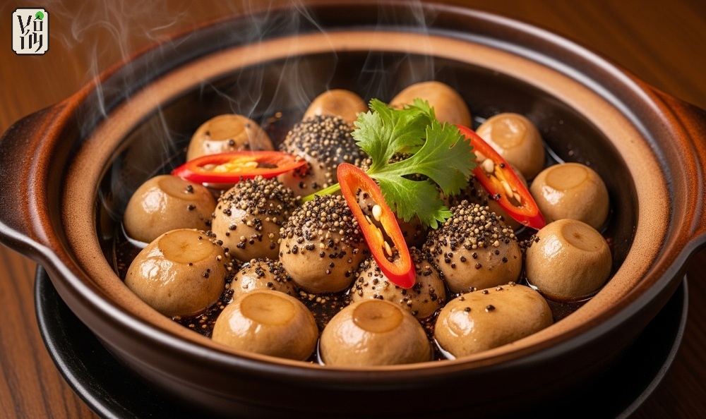 Các món ăn chay thường ngày đơn giản, dễ nấu - Nấm rơm kho tiêu