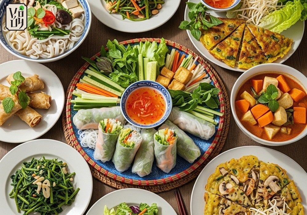 Gợi ý thực đơn chay 30 ngày cho người ăn chay trường tại nhà hàng chay Vô Úy