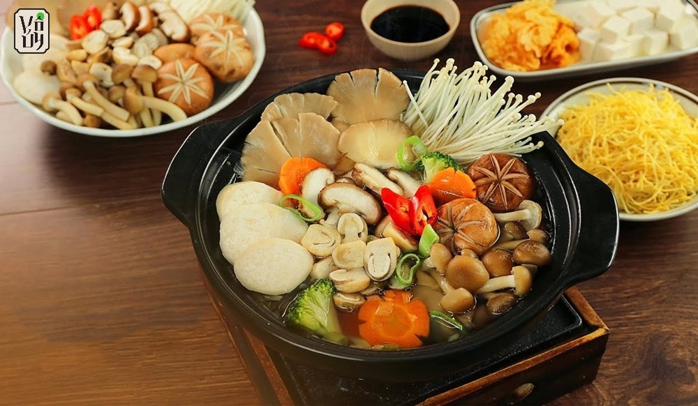 Cách nấu lẩu chao khoai môn chay ngon hấp dẫn