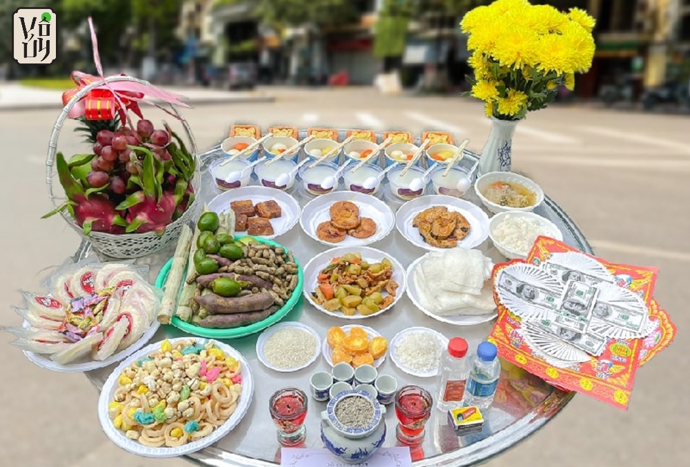 Các loại mâm cúng rằm tháng 7 phổ biến