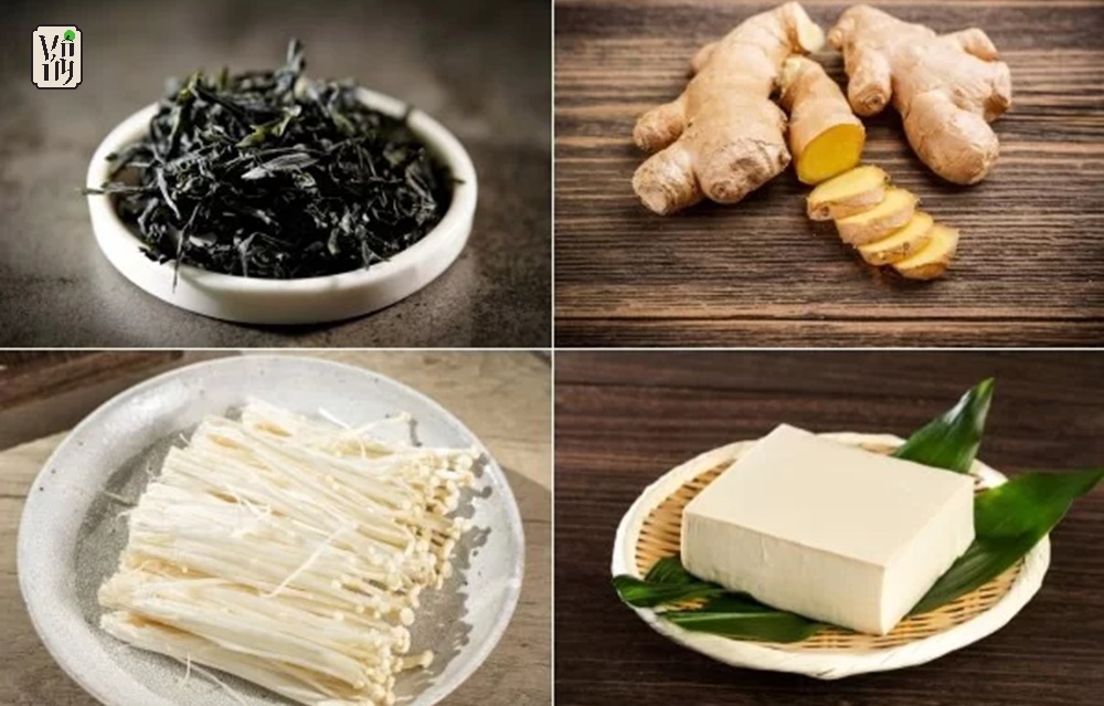 Sơ chế nguyên liệu canh rong biển đậu hũ chay