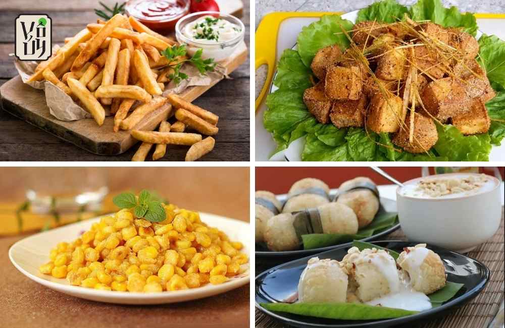 Khi thèm vị giòn rụm – hãy tìm đến các món chiên & nướng chay