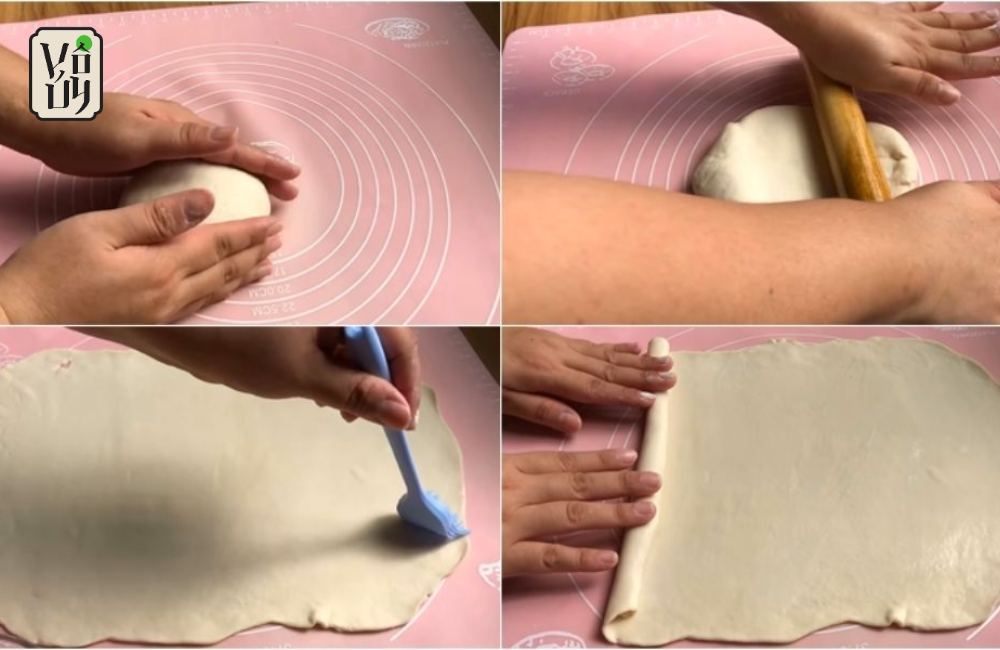 Tạo hình bánh bánh bao chay