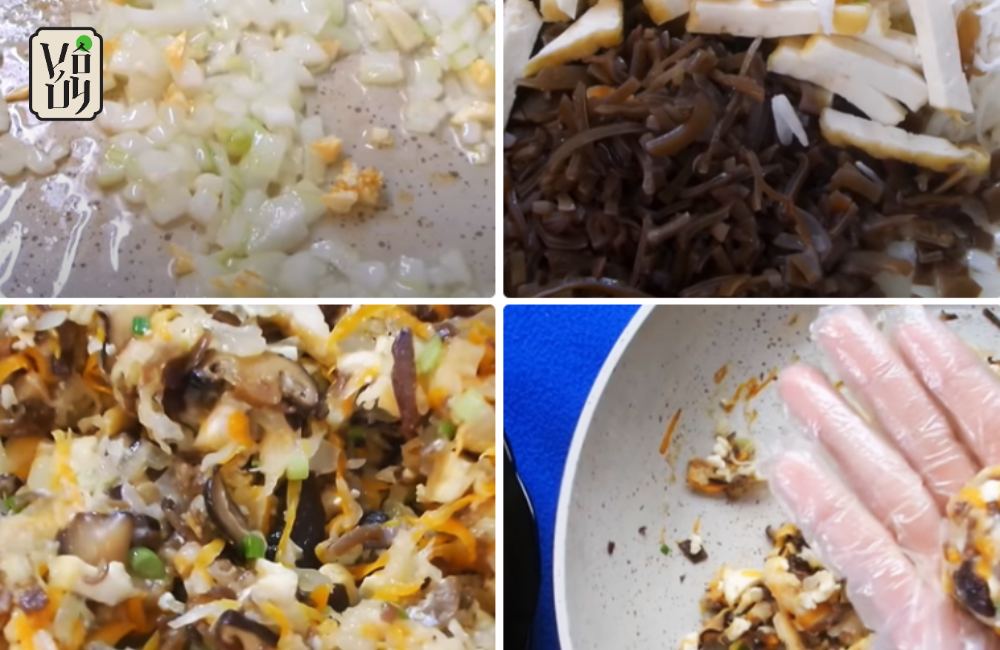 Cách làm bánh bao chay nhân rau củ dinh dưỡng tại nhà