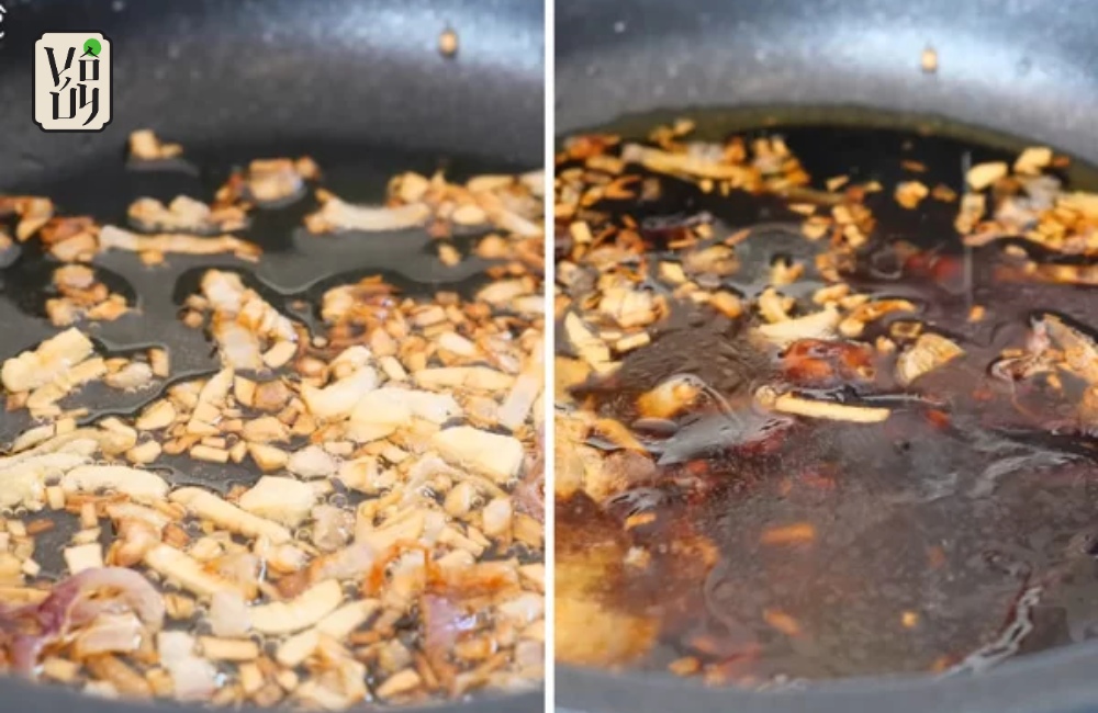 Pha nước xốt mì xào