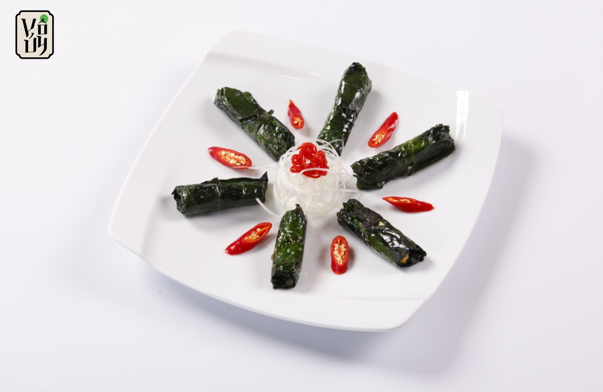 Bò lá lốt chay hấp dẫn, đầy đủ dinh dưỡng tại nhà hàng chay Vô Uý