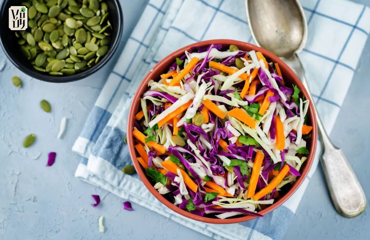 Refreshing Vegan Steamed Sausage Salad (Light & Weight-Friendly)