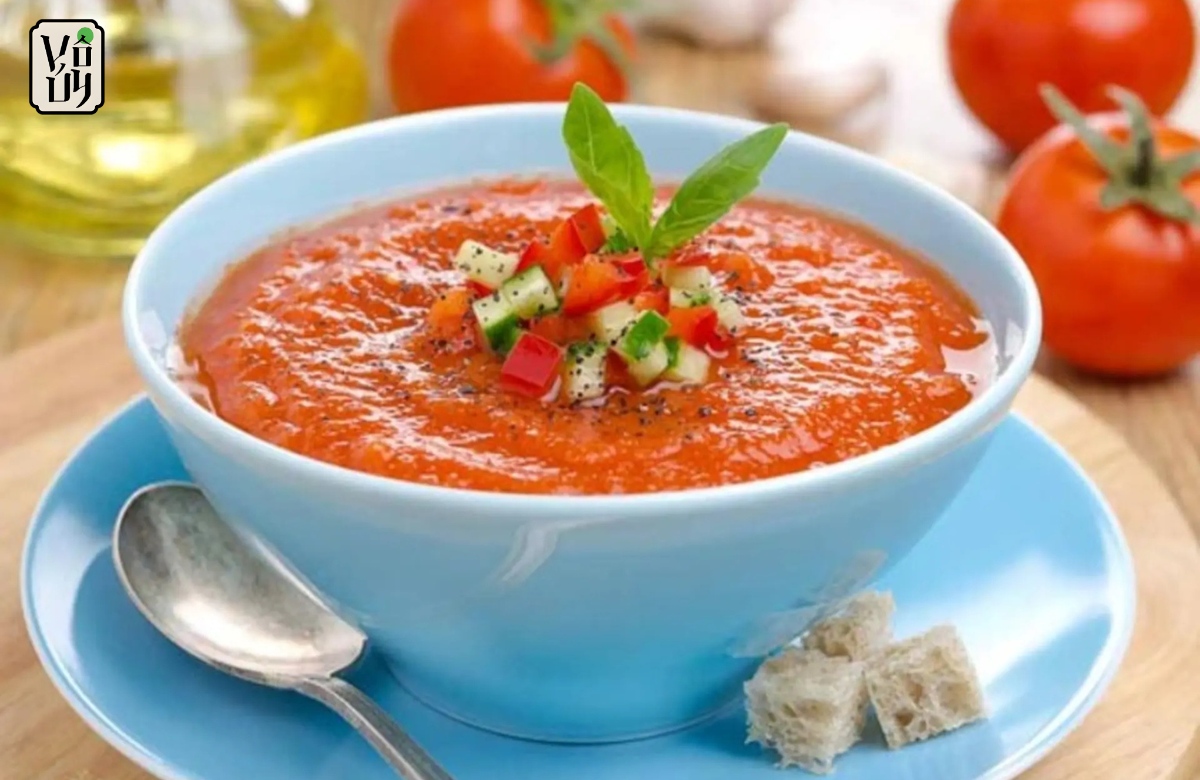 Súp cà chua chay lạ miệng, dễ thực hiện