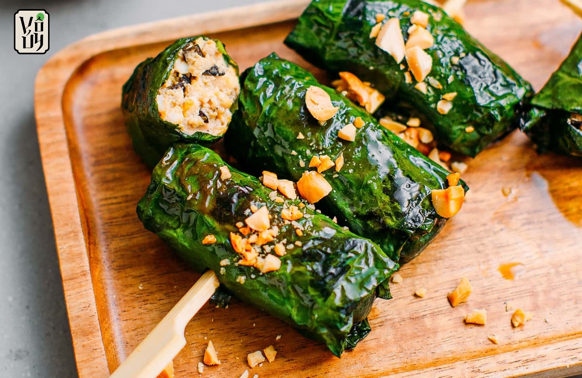 Classic Vegetarian Betel Leaf Rolls with Tofu
