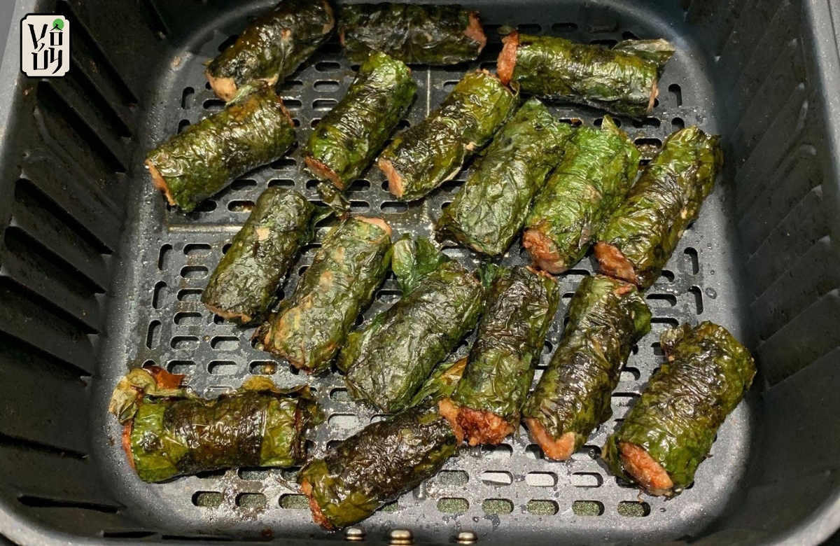How to Make Vegetarian Betel Leaf Rolls Using an Air Fryer