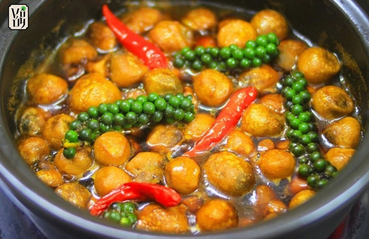 Nấm kho tiêu chay, đậm đà
