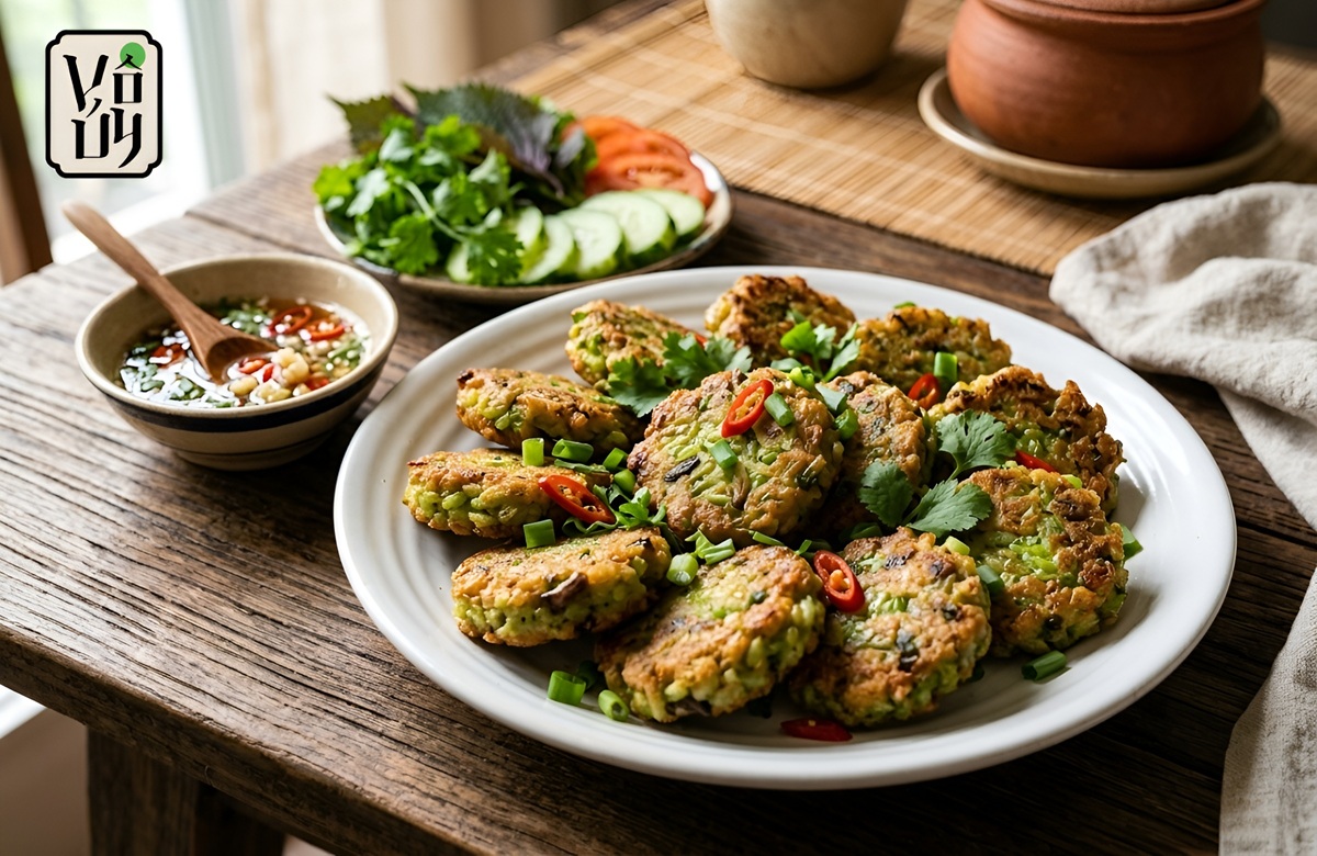 Bí quyết làm chả cốm chay ngon hơn