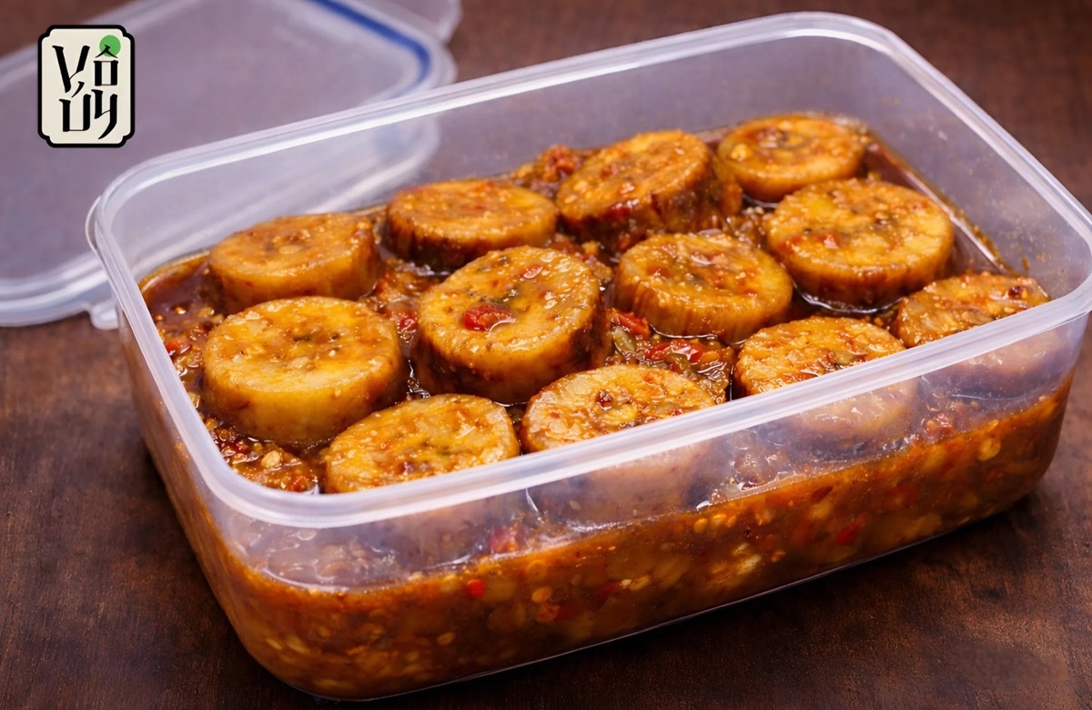 Mẹo bảo quản món chuối xanh kho chay tránh hư hỏng