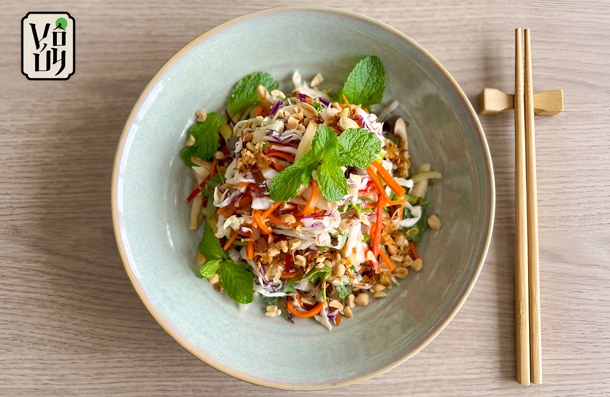 Gỏi chay ngũ sắc - Món nộm khai vị thanh đạm, giòn ngon
