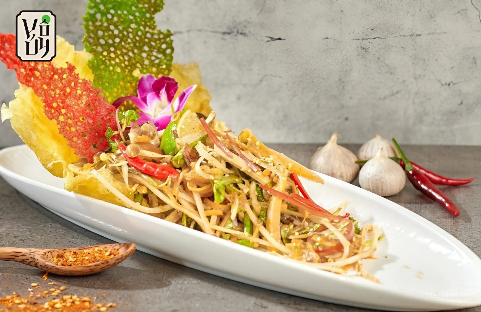 Gỏi đu đủ chay - món nộm tươi mát ngày hè