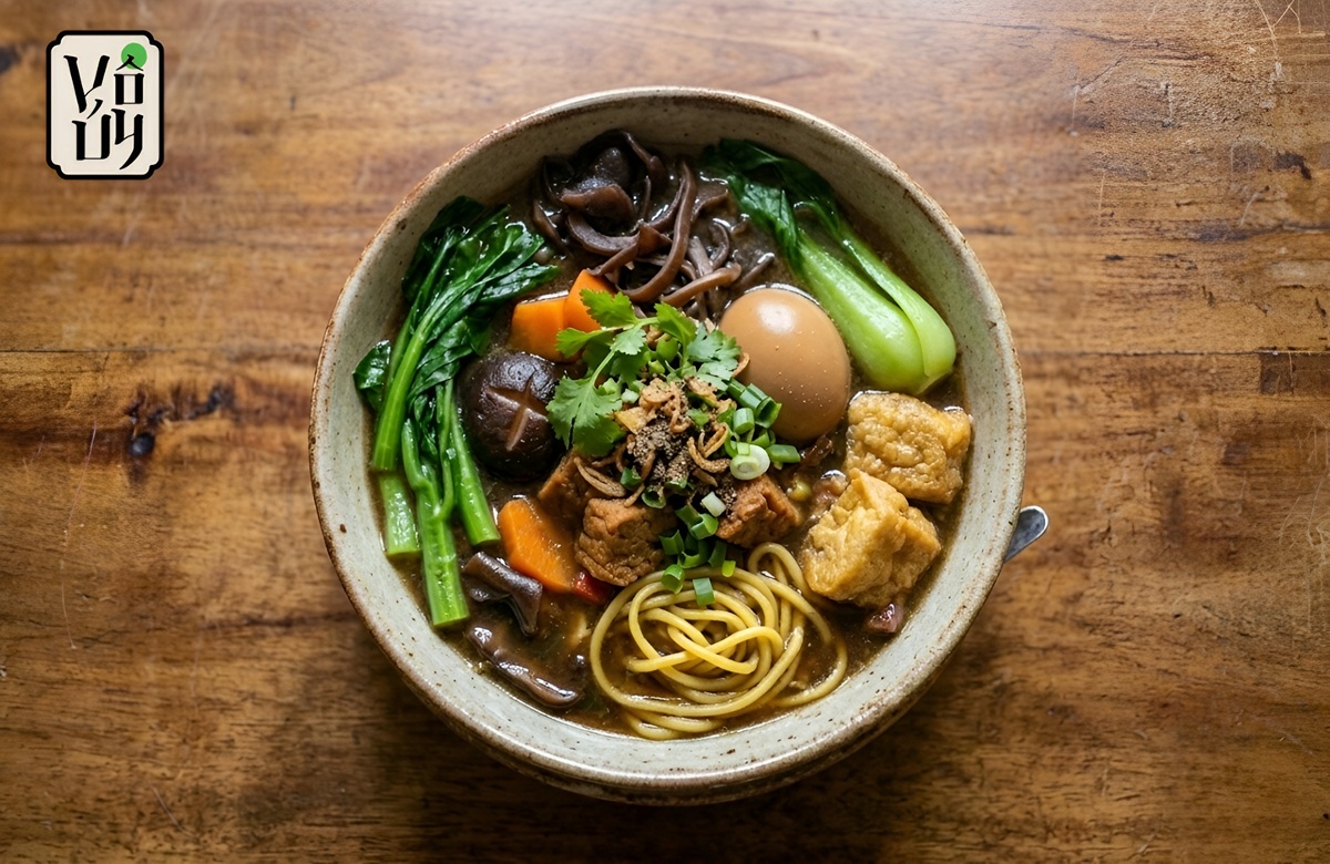 Mì tiềm chay - Món ăn thanh đạm, bổ dưỡng