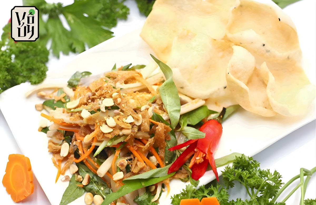 Gỏi ngó sen chay - Món ăn khai vị truyền thống