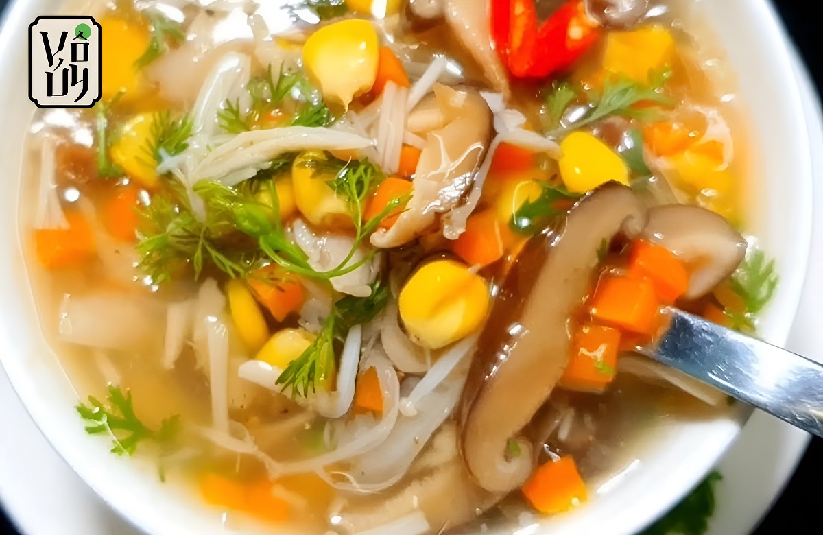 Súp rau củ chay - Món ăn đãi tiệc thanh đạm, dễ ăn