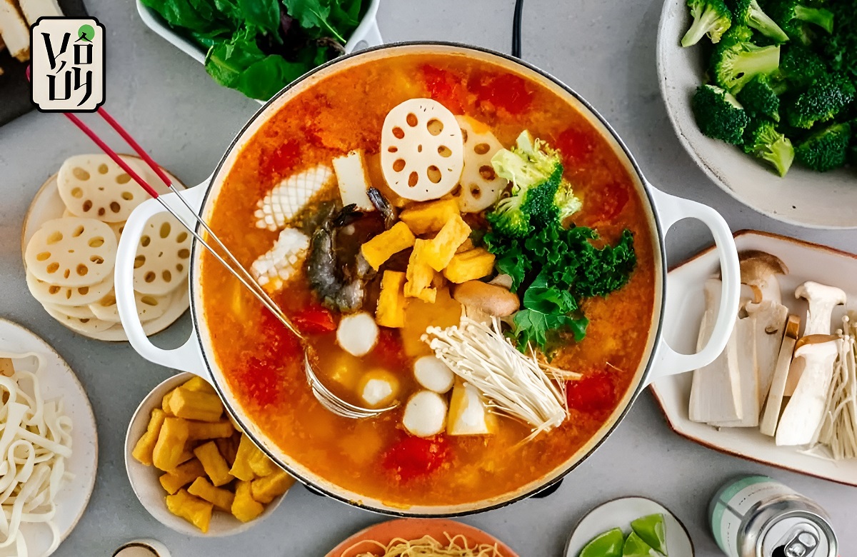 Lẩu thái chua cay chay  