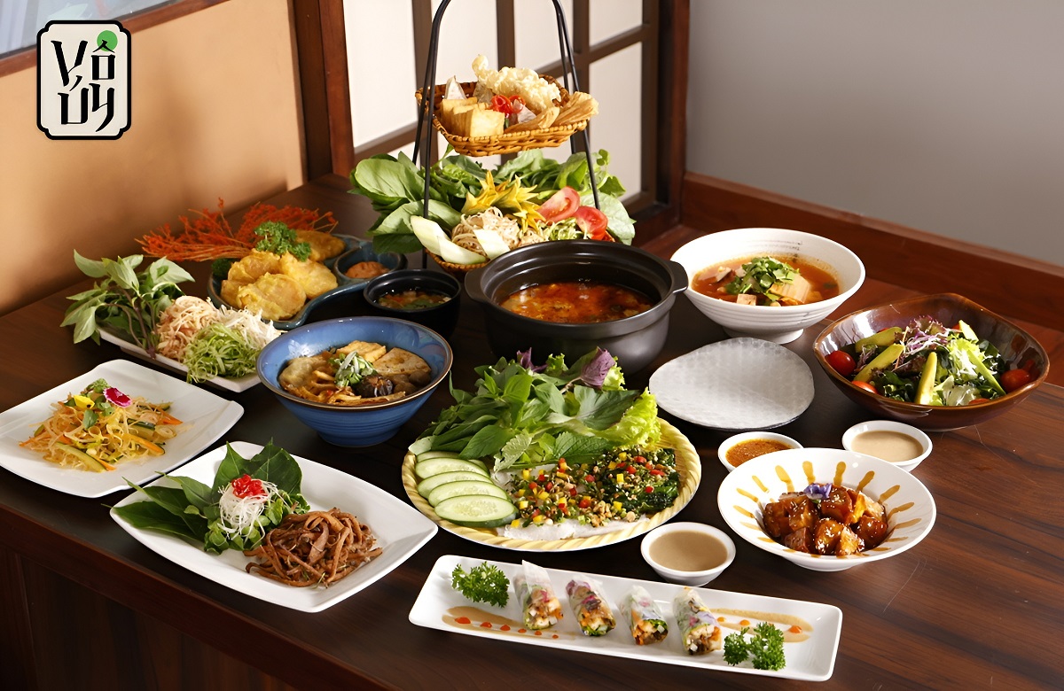 Nhà hàng Vô Uý - Địa điểm thưởng thức các món chay đãi tiệc trọn vị