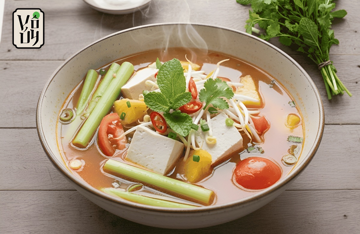 Cách nấu canh chua chay truyền thống
