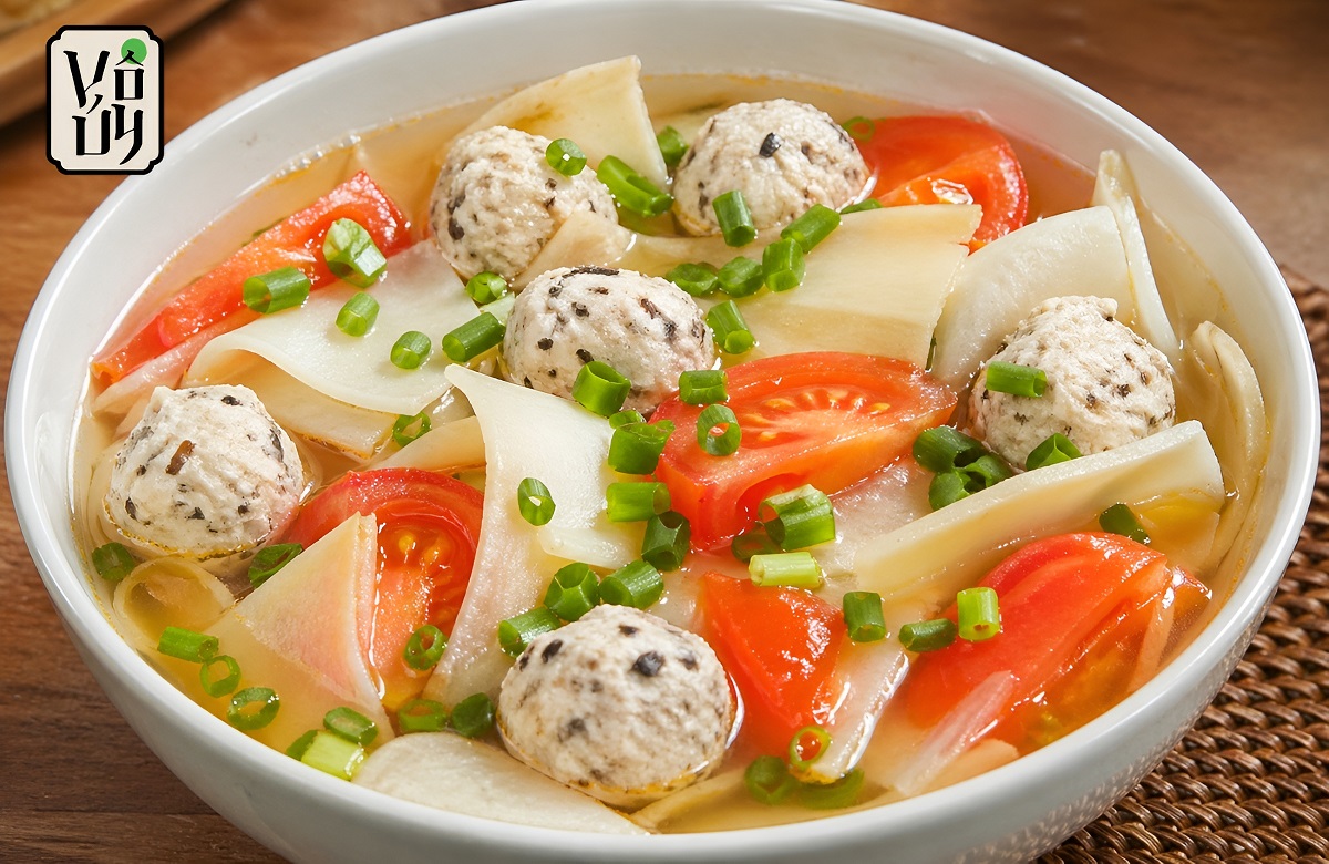 Cách nấu canh măng chua chay với mọc