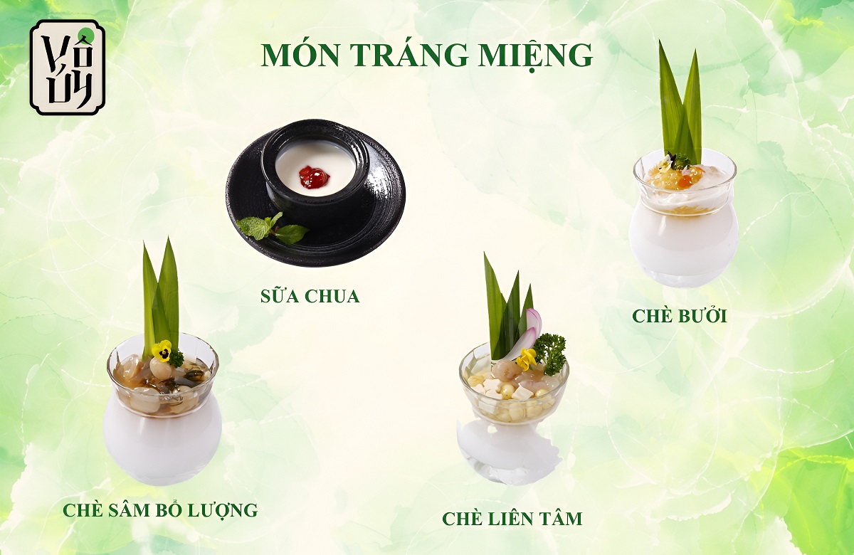 Món tráng miệng nhẹ nhàng, thanh vị