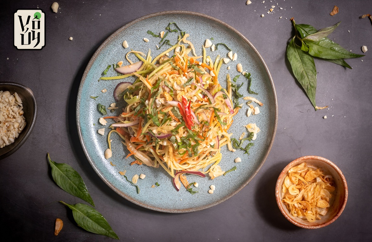 Gỏi xoài chay - Món ăn thanh đạm, “giải ngấy” ngày hè nóng bức