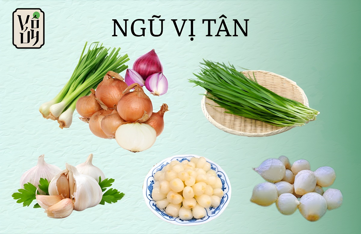 Ngũ vị tân là gì? Ngũ vị tân gồm những gì?