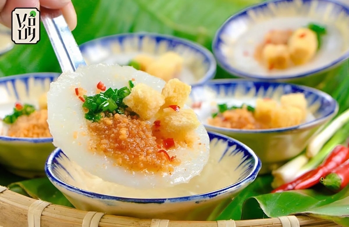 Nguyên liệu làm bánh bèo chay chuẩn vị tại nhà