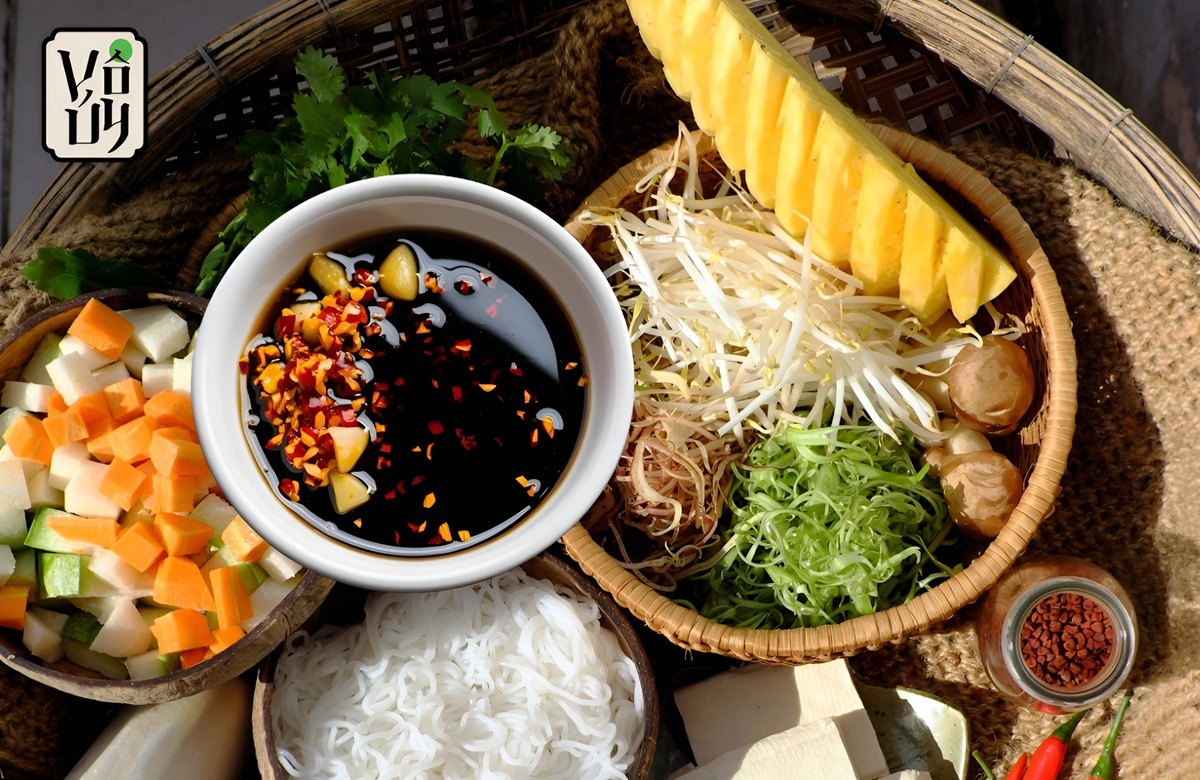 Cách làm bún nước tương chay ngon lạ miệng, dễ làm tại nhà