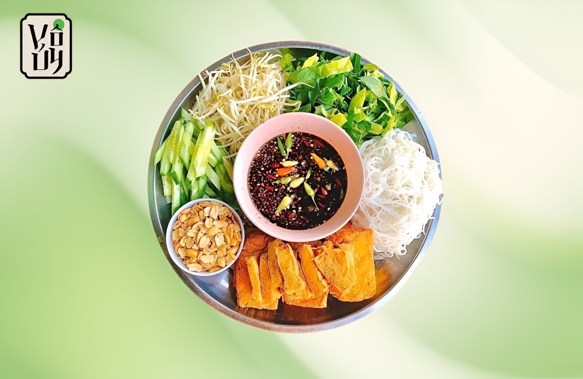 Bún nước tương chay bao nhiêu calo?