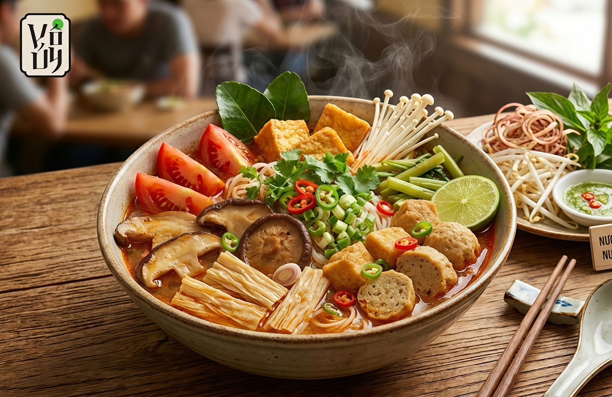 Vegetarian Thai Noodle Soup – Light Yet Rich in Flavor