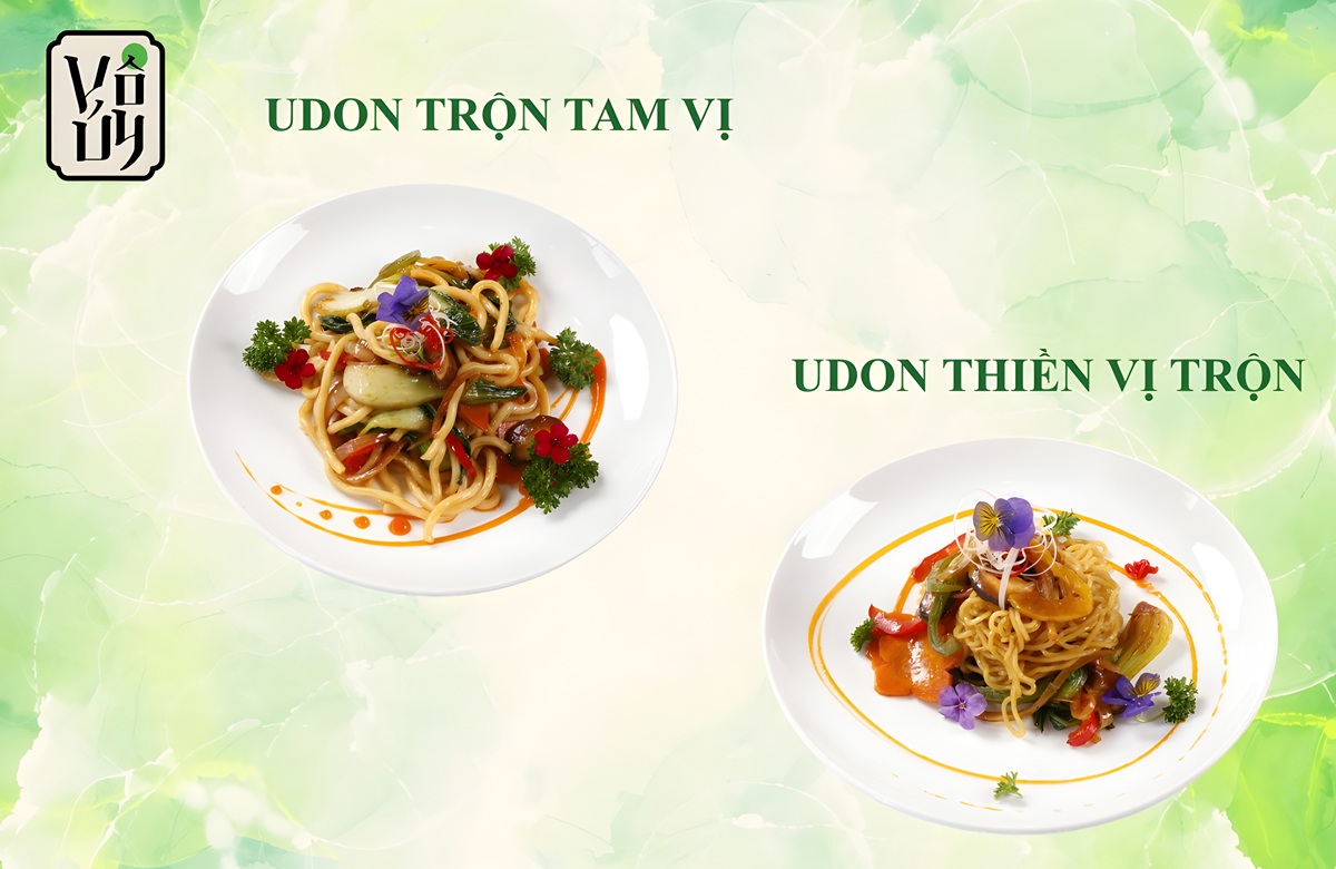 Ramen thiền vị trộn và Udon trộn tam vị