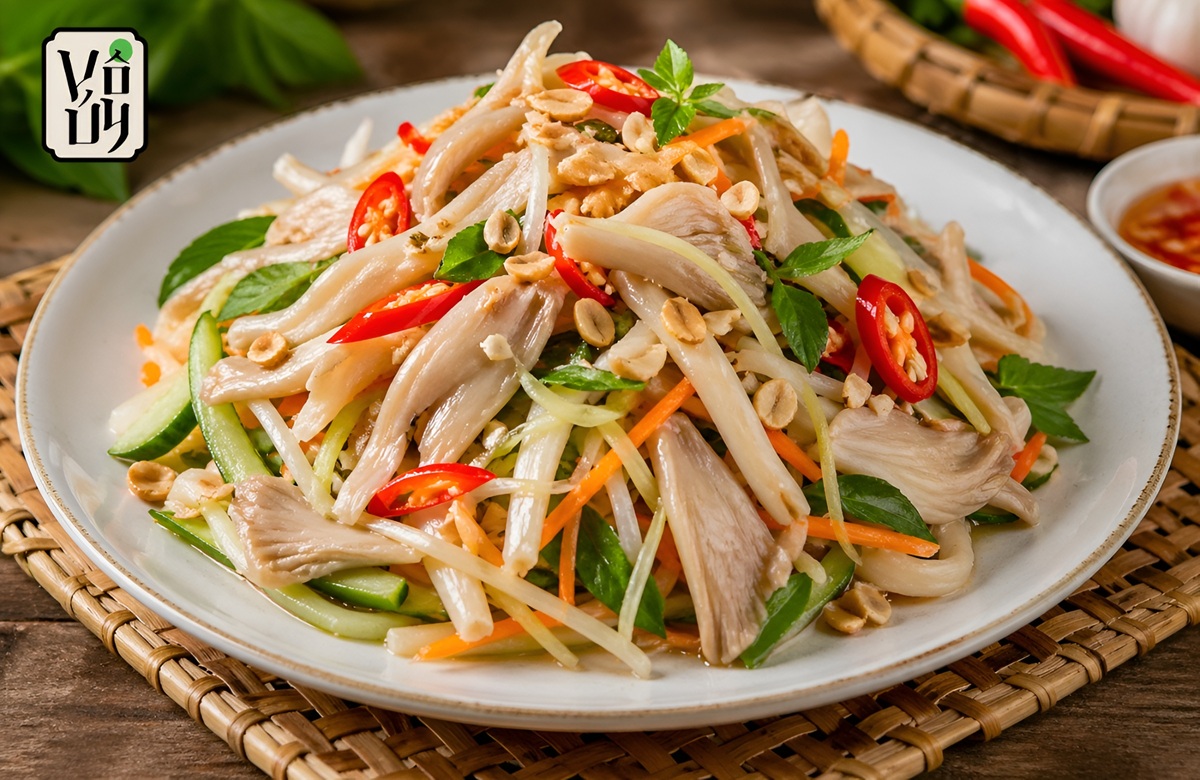 Gỏi nấm bào ngư - Món chay thanh mát cho ngày nóng