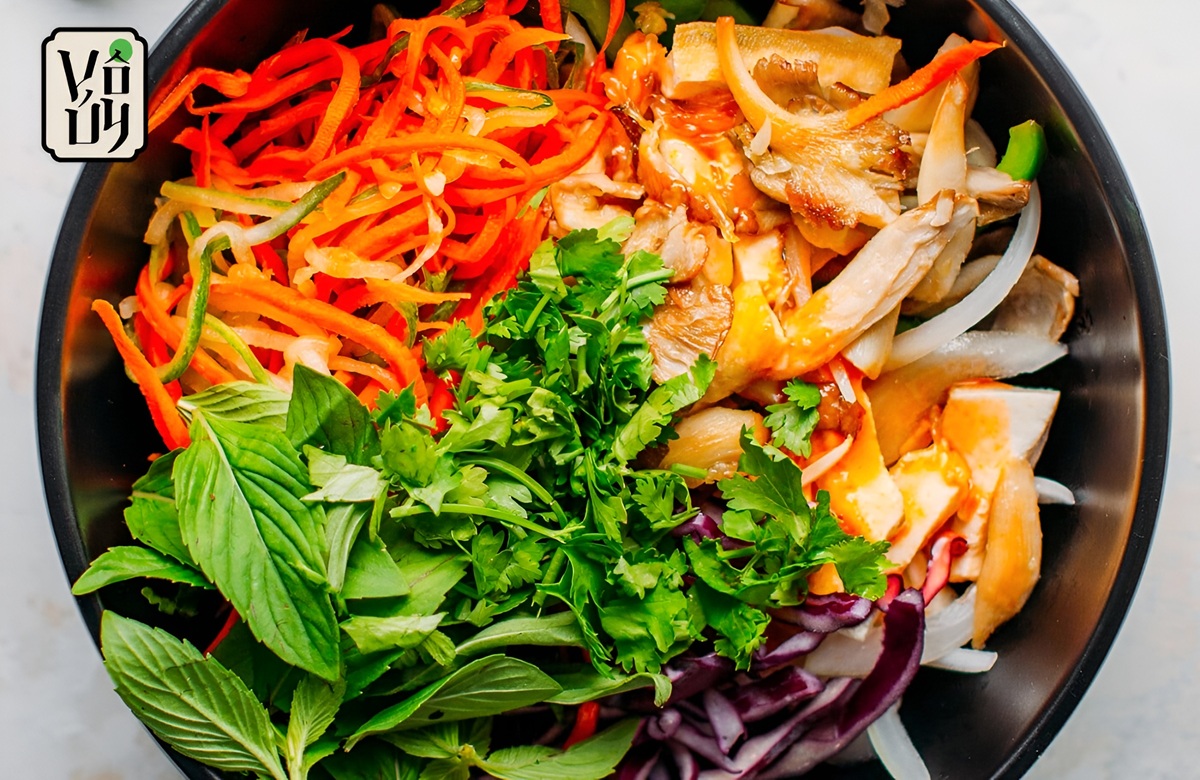 Nguyên liệu làm gỏi nấm bào ngư chua ngọt