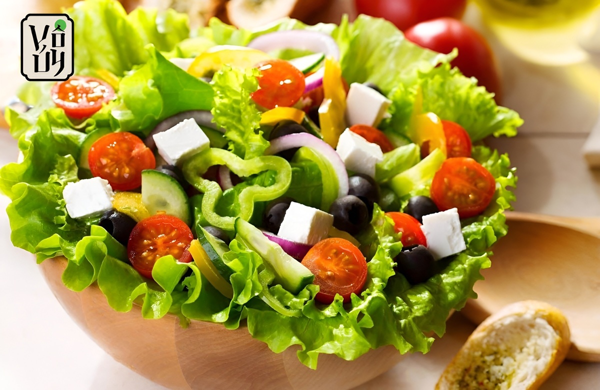Salad rau củ sốt mè rang