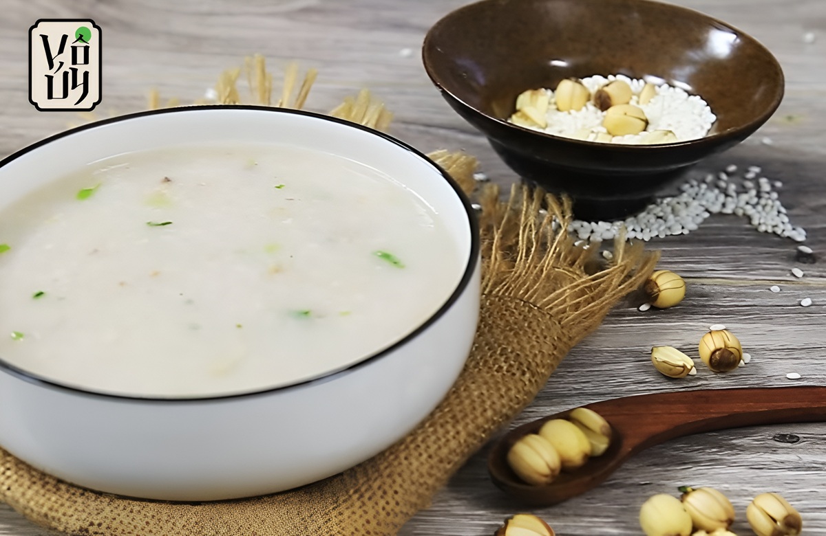 Cháo hạt sen chay