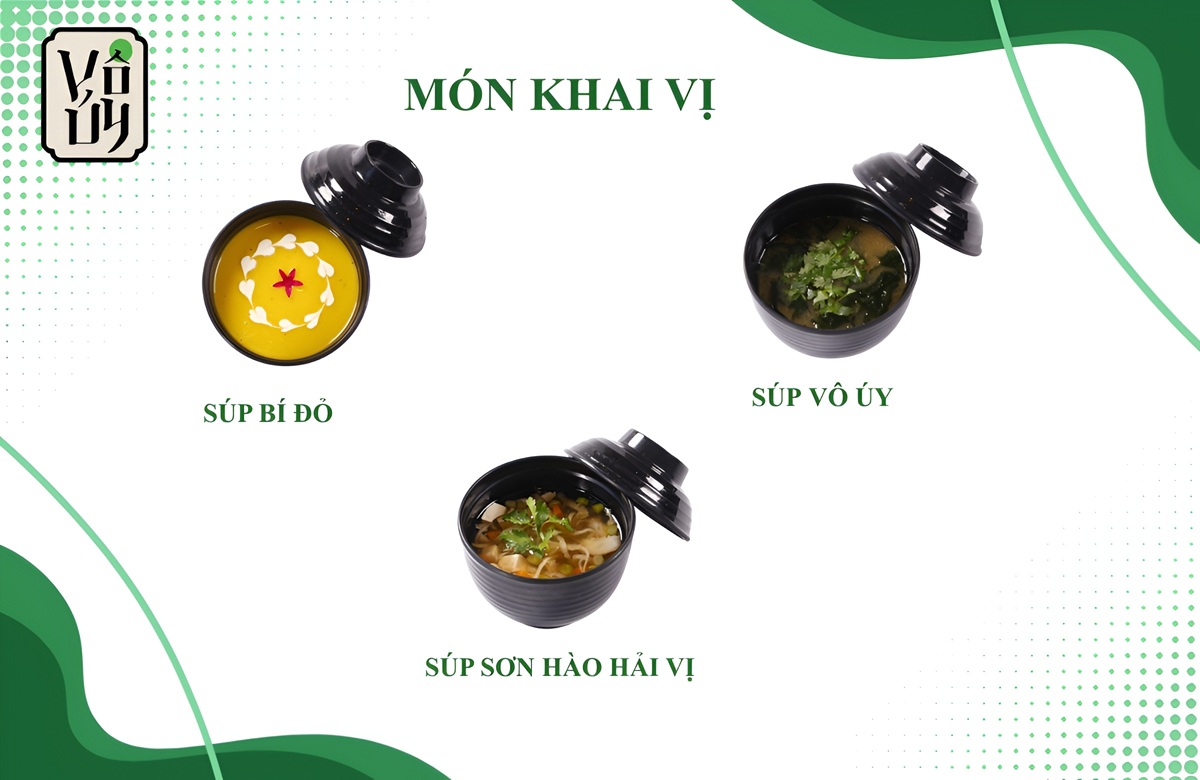 Những món chay thanh đạm được yêu thích tại Vô Úy
