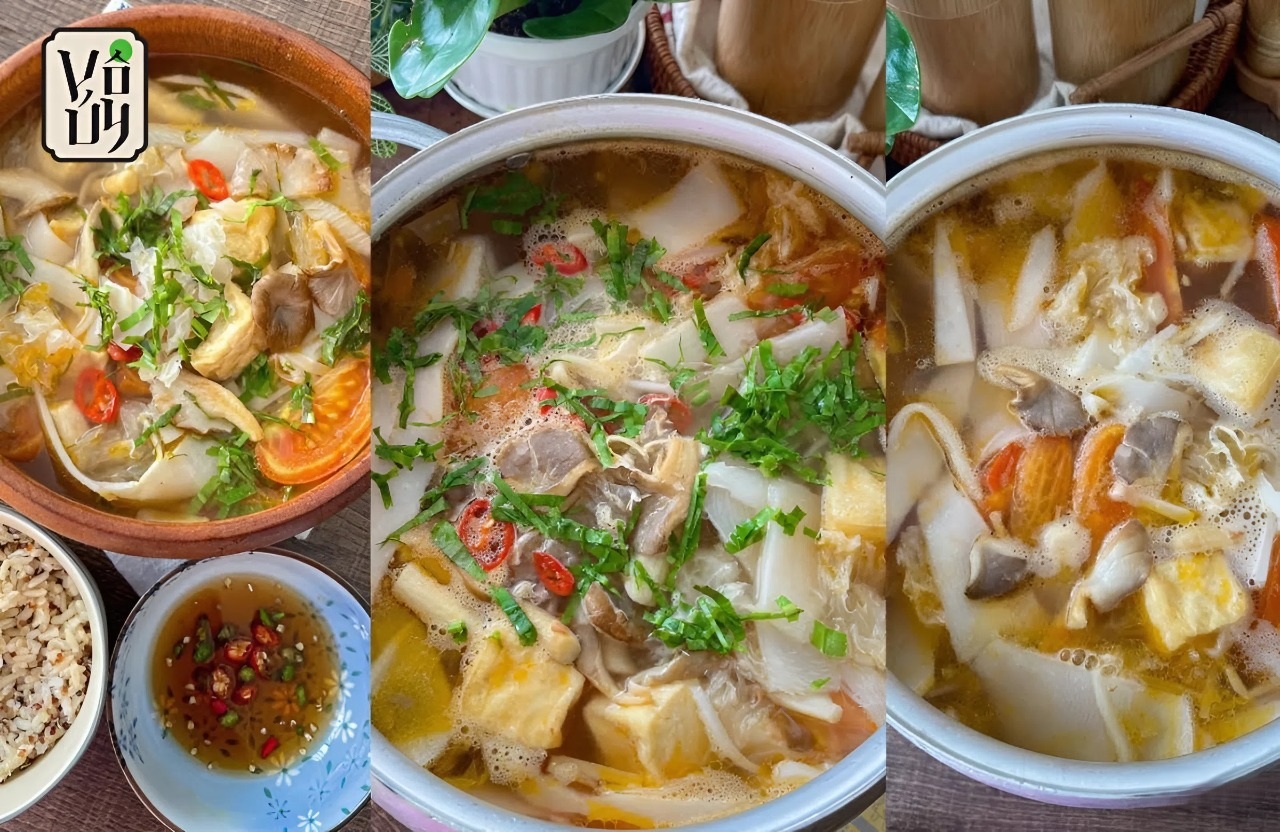 Other Easy Vegetarian Sour Bamboo Shoot Noodle Soup Variations