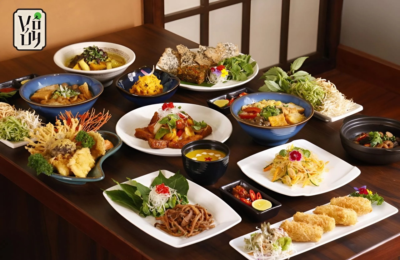 Bữa chay tại Nhà hàng chay Vô Úy
