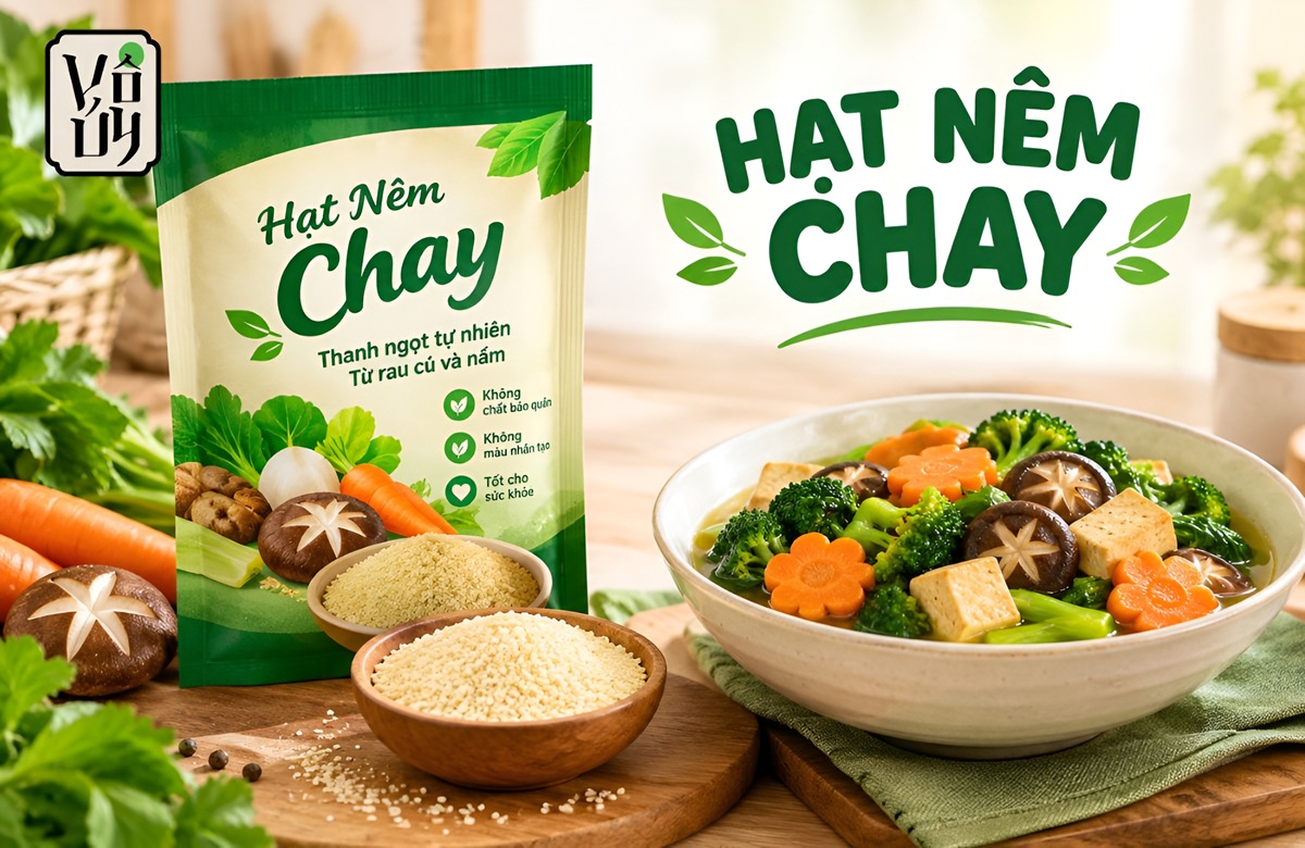 Hạt nêm chay là gì?