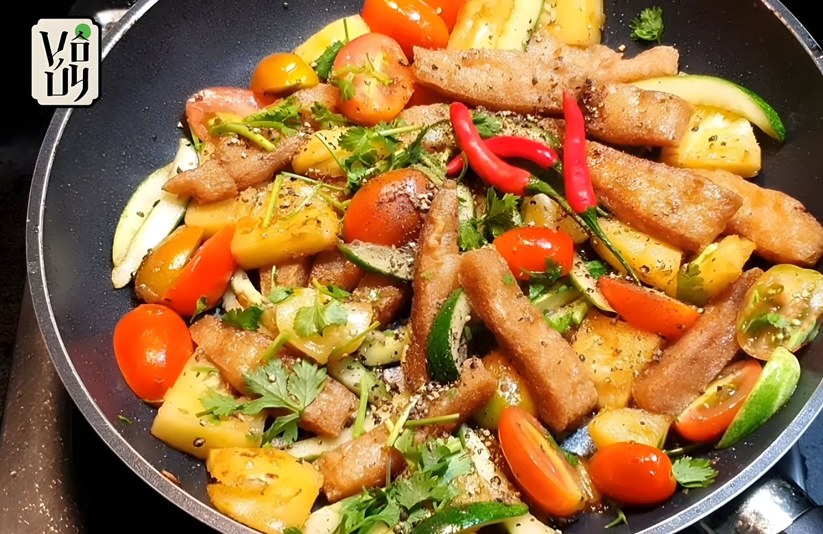 Sườn chay xào chua ngọt
